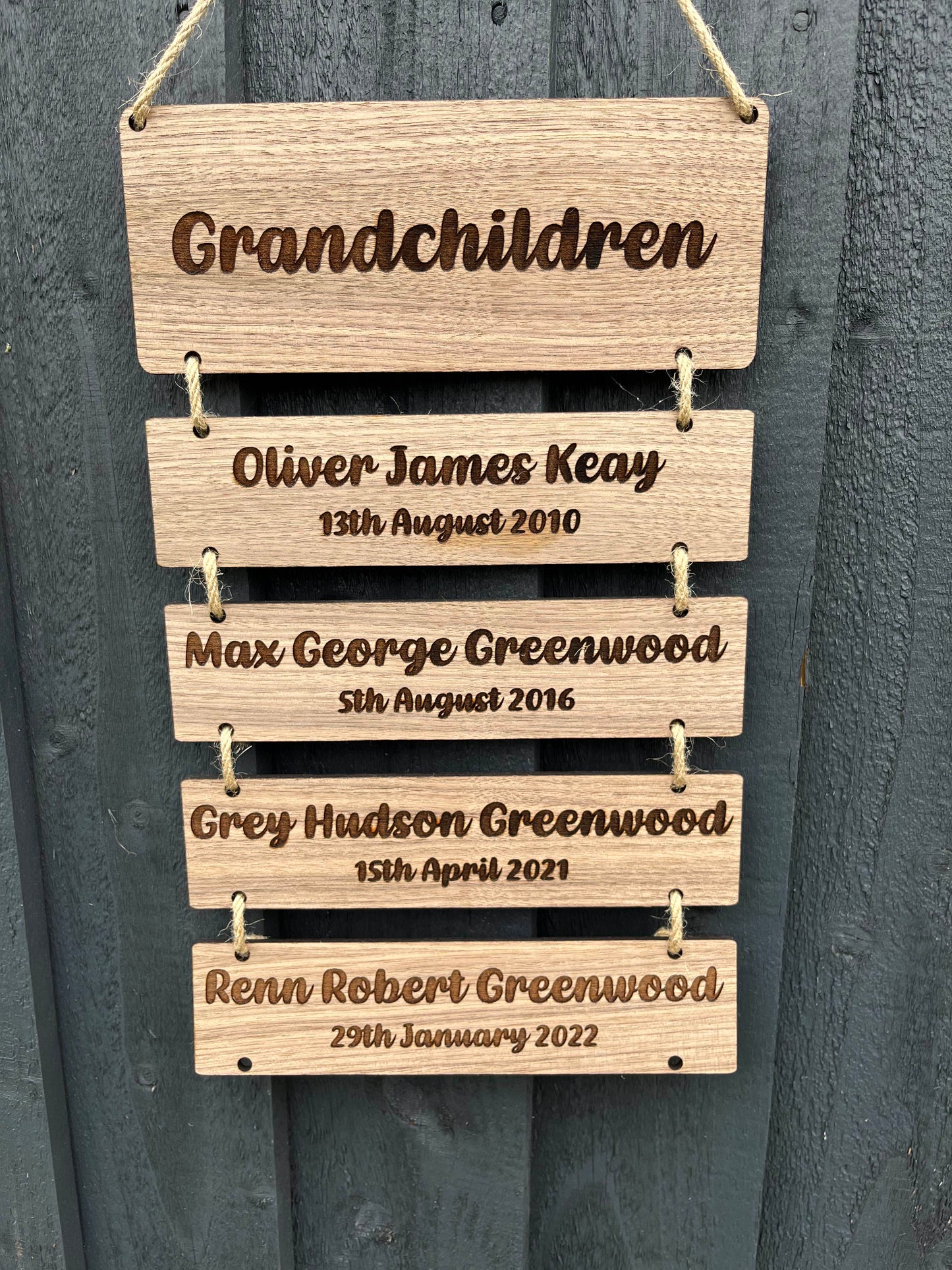 Grandchildren Plaque